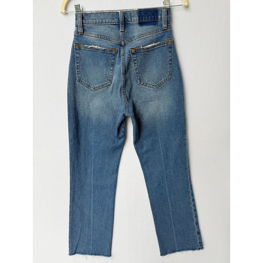 Abercrombie & Fitch Womens Ankle Straight Ultra High Rise Jeans Size 25 - Picture 3 of 15